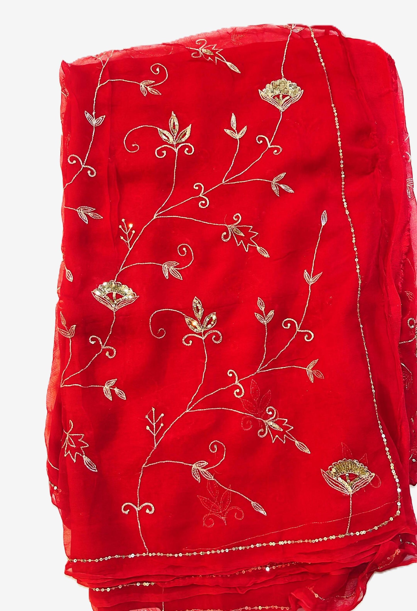 Laal Noor Chiffon Saree