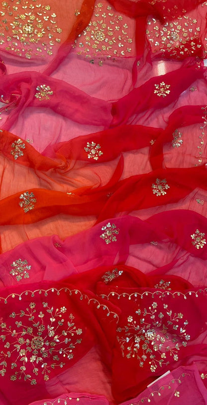 Riwaayat Rangrez Chiffon Saree