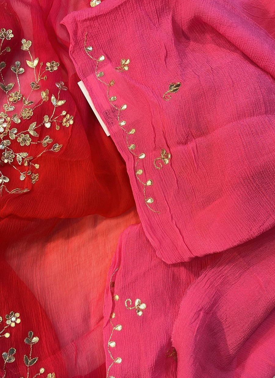 Riwaayat Rangrez Chiffon Saree